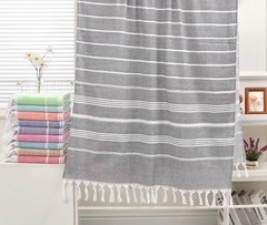 Ręcznik plażowy bawełna 90×180 z frędzlami