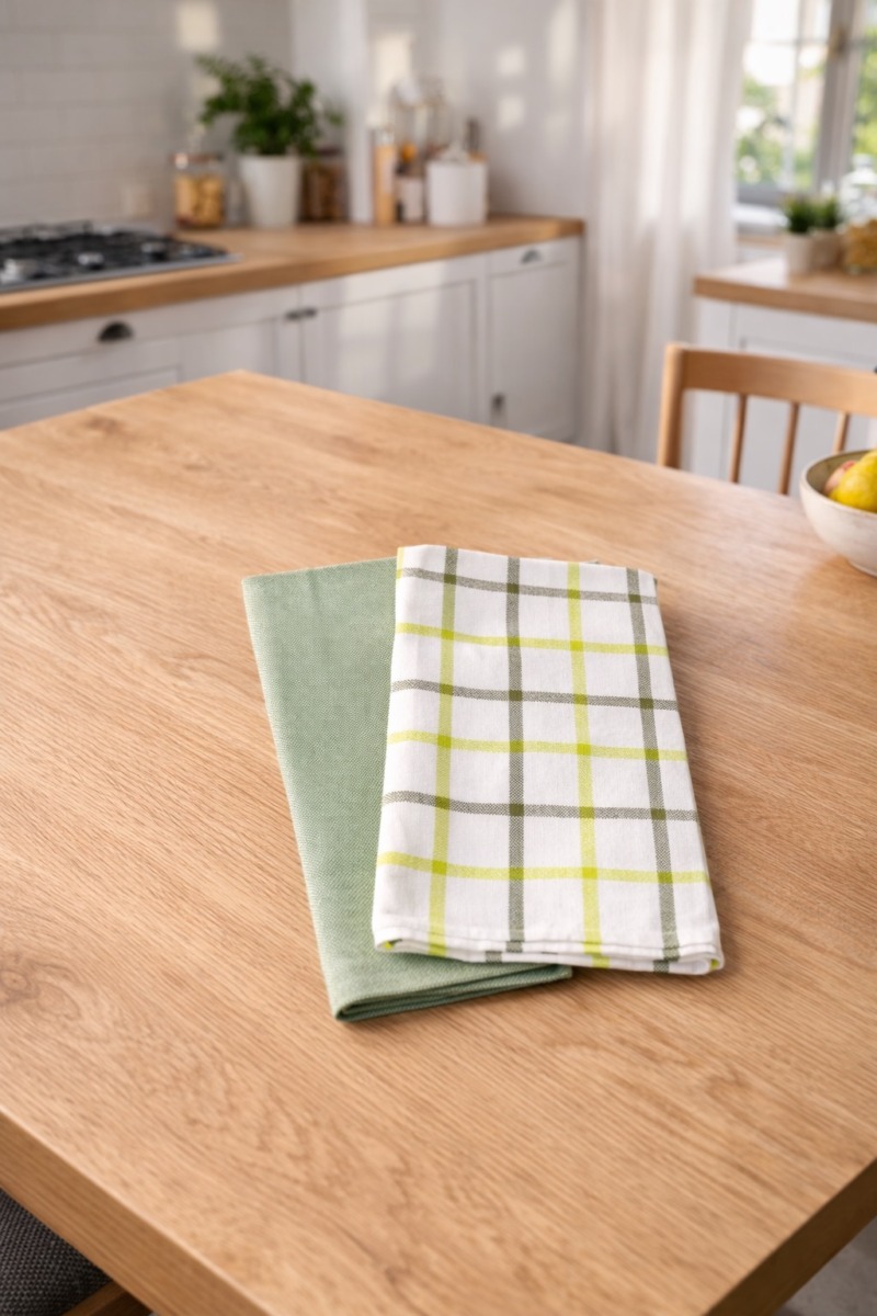 Ścierki kuchenne 100% bawełna 2 szt chłonne do naczyń zestaw