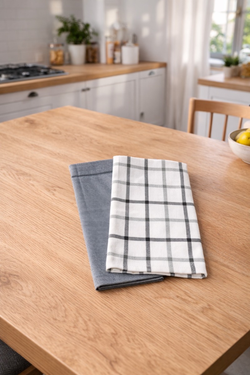 Ścierki kuchenne 100% bawełna 2 szt chłonne do naczyń zestaw