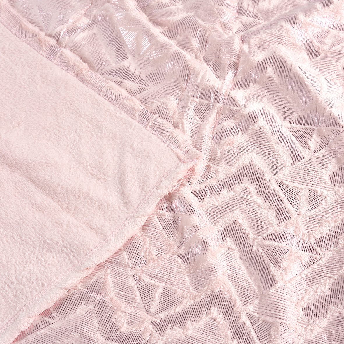 HIT ! koc mikrofibra 130/180 pudrowy róż