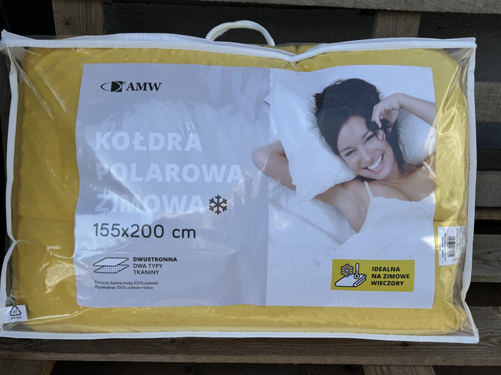 KOŁDRA POLAROWA ZIMOWA 155×200 MINKY
