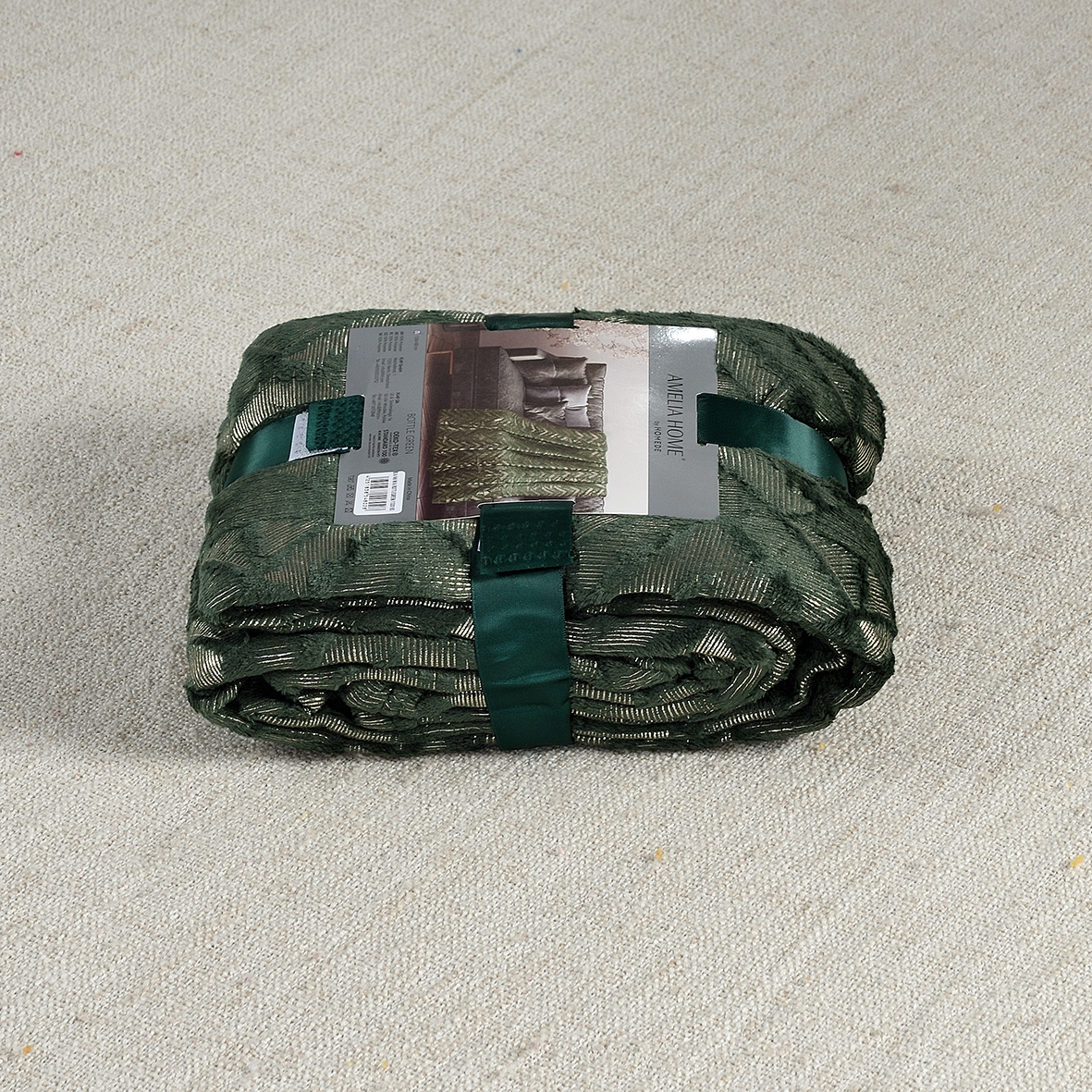 HIT ! koc mikrofibra 130/180 butelkowa zieleń