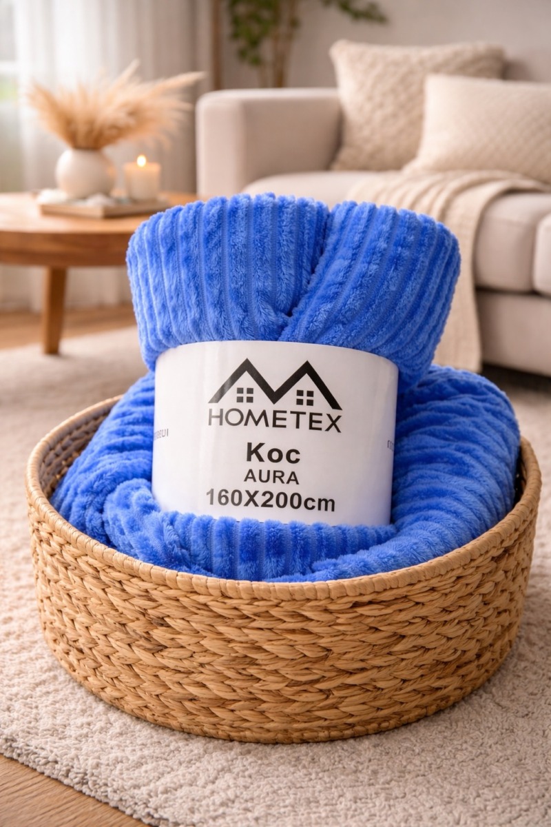 Sklep Koc z miękkiej mikrofibry 160 x 200 AURA