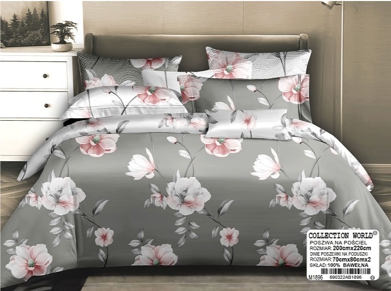 Pościel bawełniana 160/200  Collection World