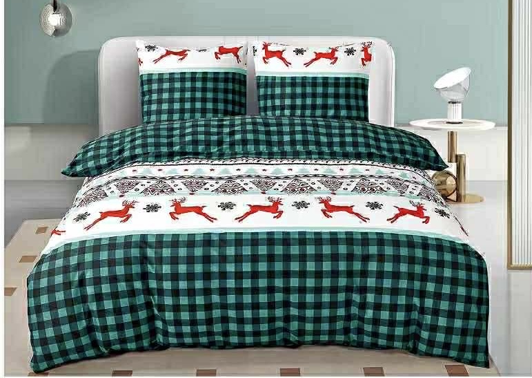 Sklep Świąteczne renifery pościel bawełniana 160/200 Collection World