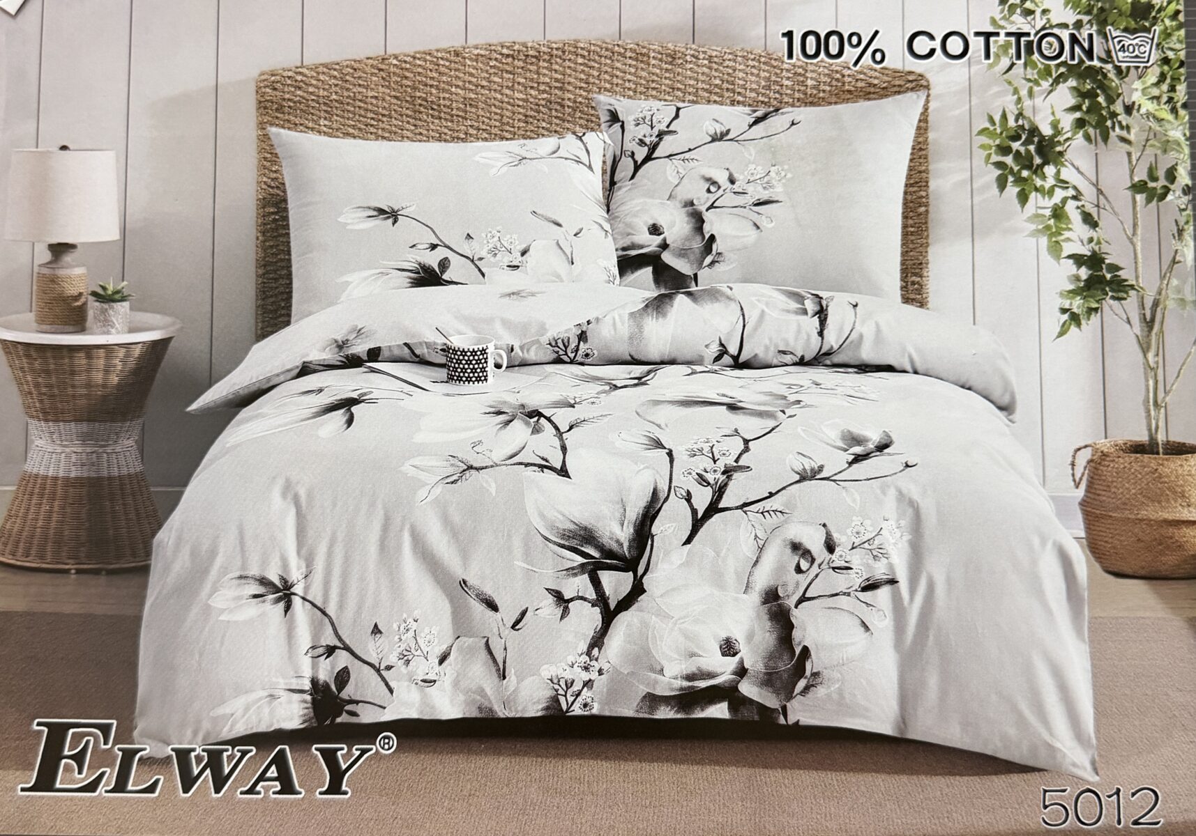 Pościel satyna bawełniana Elway 160/200