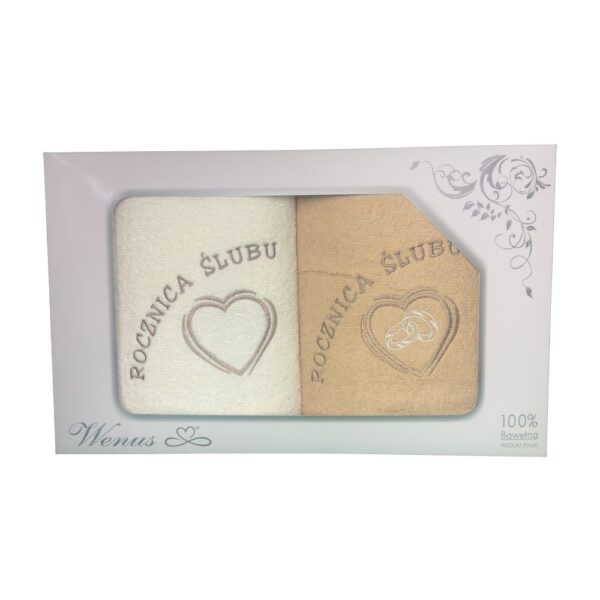 Komplet ręczników 2-częściowy „W Dniu Ślubu”