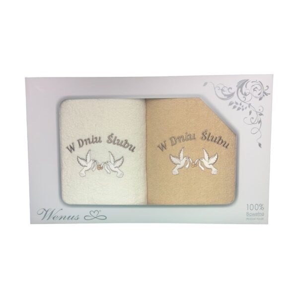 Komplet ręczników 2-częściowy „W Dniu Ślubu”