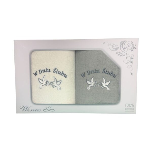 Komplet ręczników 2-częściowy „W Dniu Ślubu”