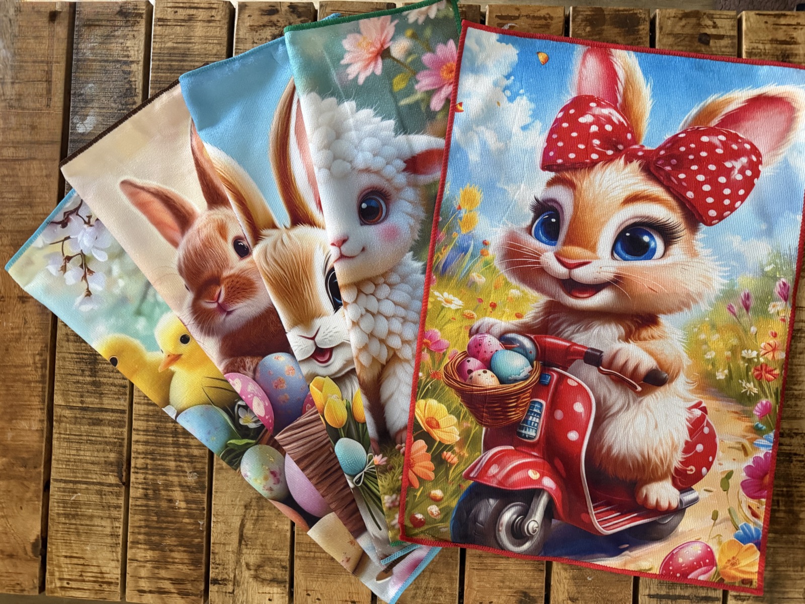 Sklep Ręcznik Ścierka 5 sztuk 40×60 cm wielkanocne wzory