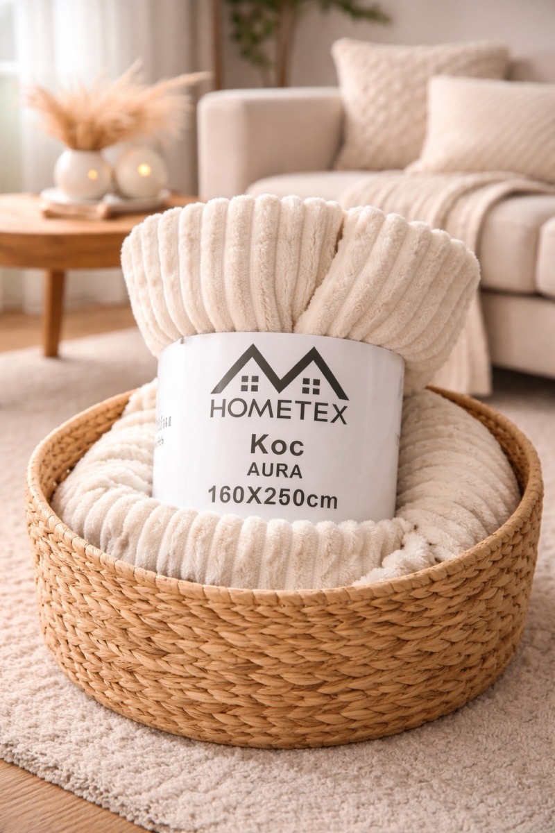 Sklep Koc z miękkiej mikrofibry 160 x 200 AURA