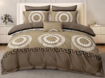 Pościel satyna bawełniana 3D z prześcieradłem MILANO ZONE