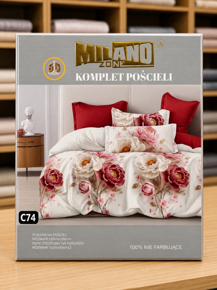 Pościel  MILANO ZONE 160×200 3D