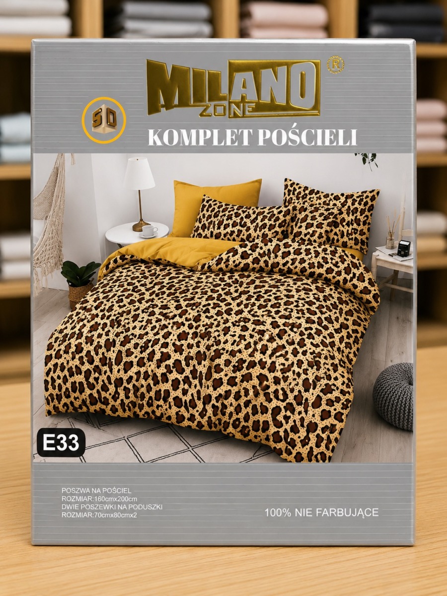 Pościel  MILANO ZONE 160×200 3D