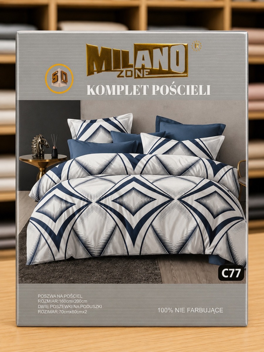 Pościel  MILANO ZONE 160×200 3D