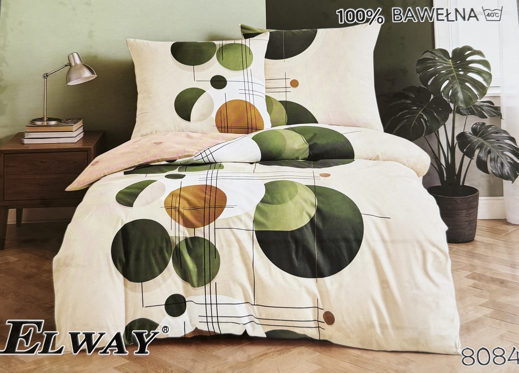 Pościel satyna bawełniana Elway 160/200