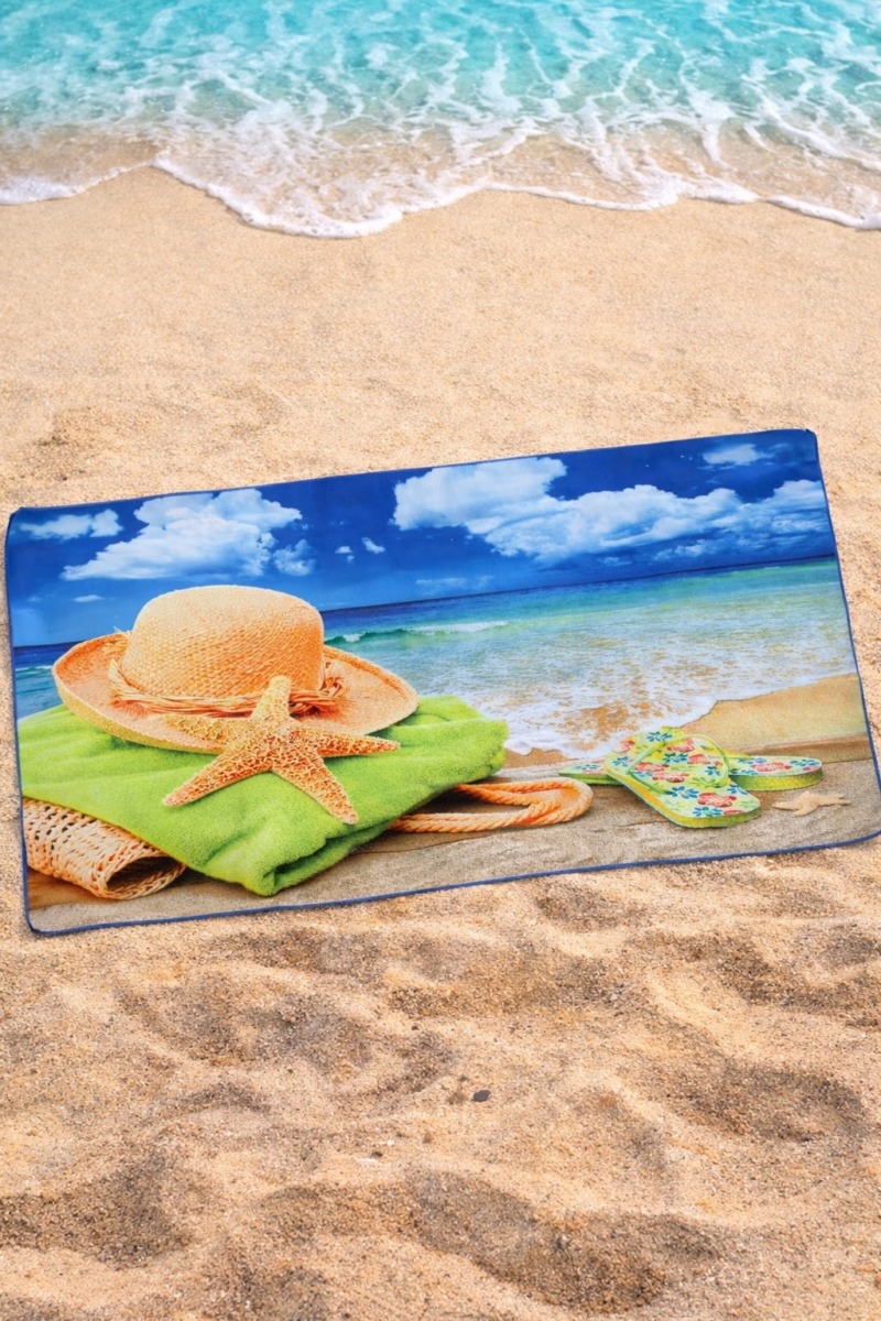 MEGA DUŻY RĘCZNIK PLAŻOWY KĄPIELOWY  90&times;180 CM