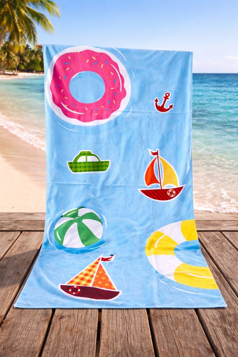 RĘCZNIK PLAŻOWY KĄPIELOWY DUŻY 70×140 CM