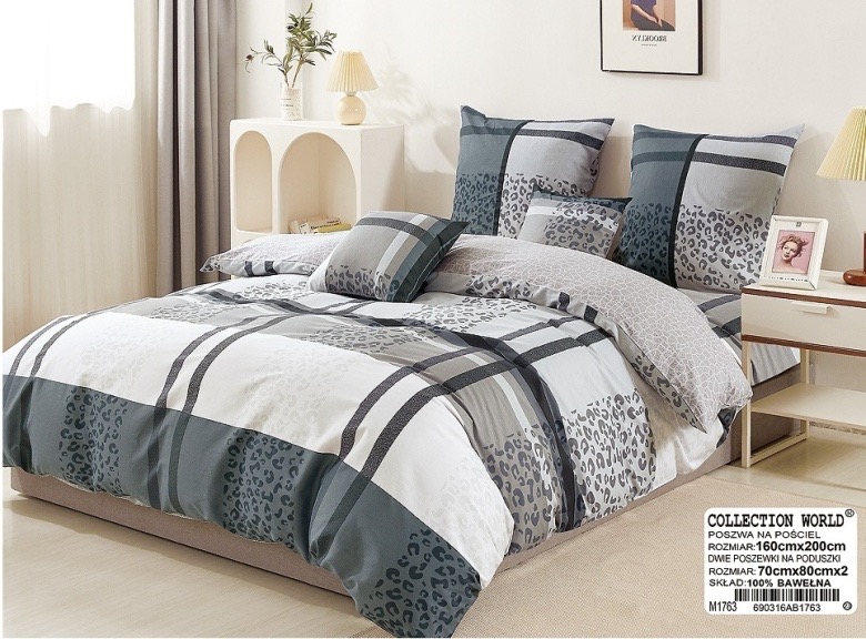 Pościel bawełniana 160/200  Collection World