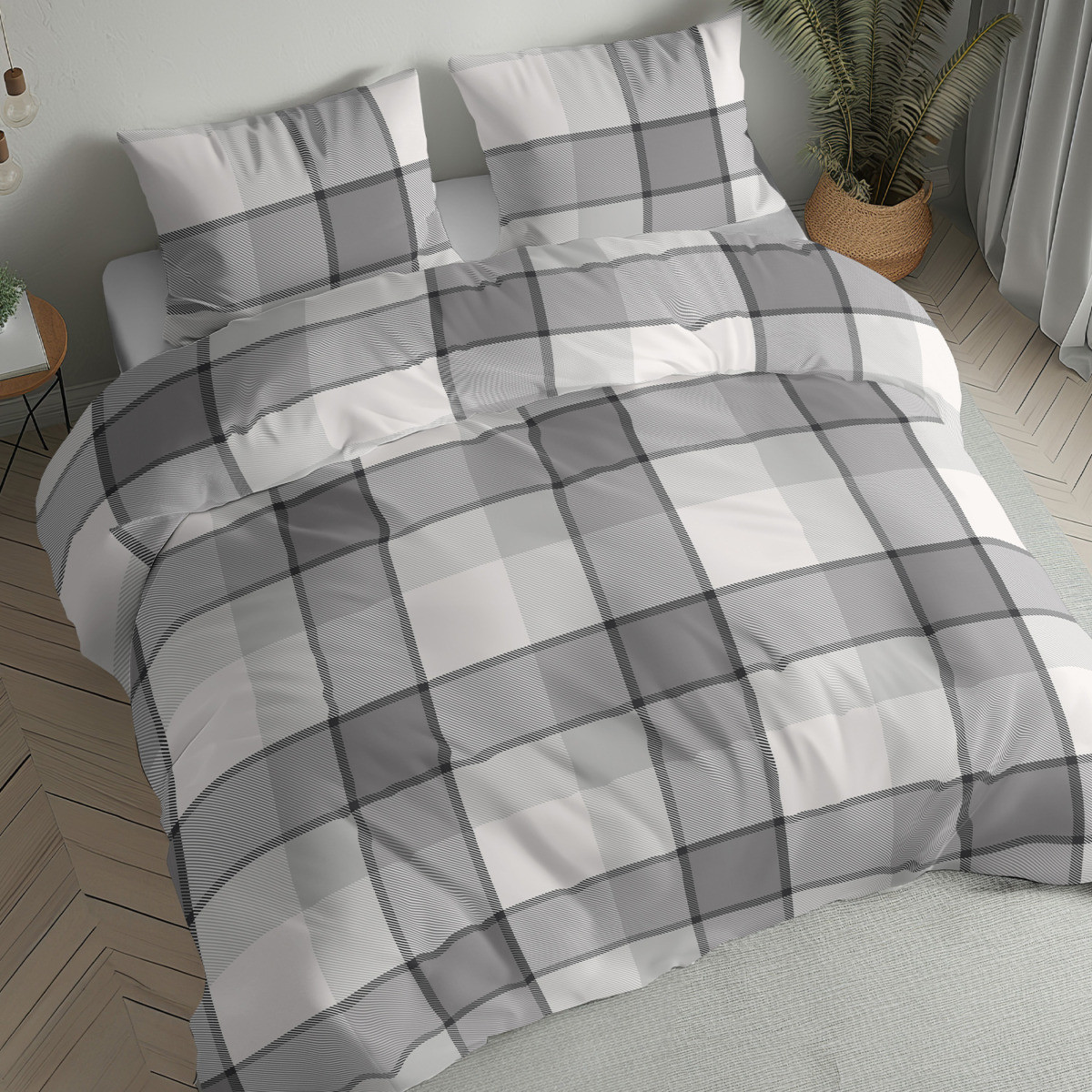 Komplet pościeli flanelowej 160×200 cm + 2 x poszewka 70×80 cm