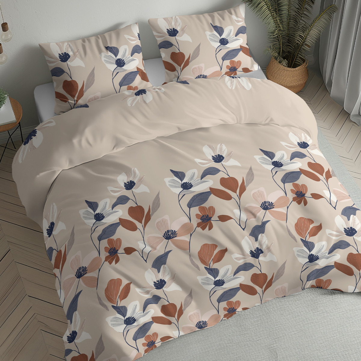 Komplet pościeli flanelowej 160&times;200 cm + 2 x poszewka 70&times;80 cm