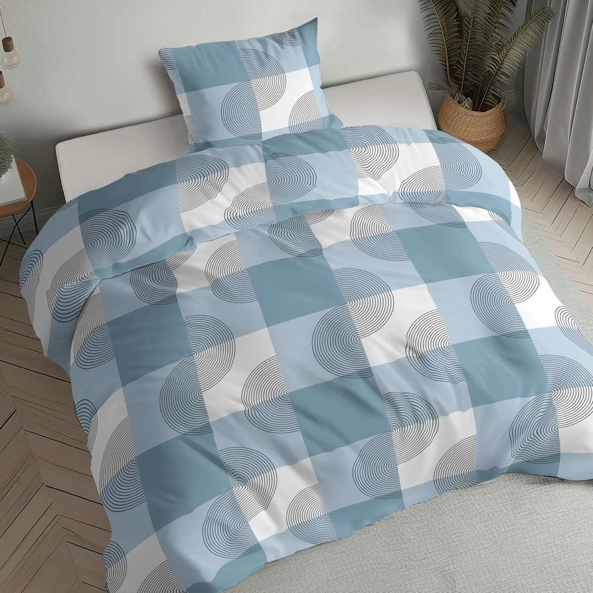Komplet pościeli flanelowej 140×200 cm + 1 poszewka 70×80 cm