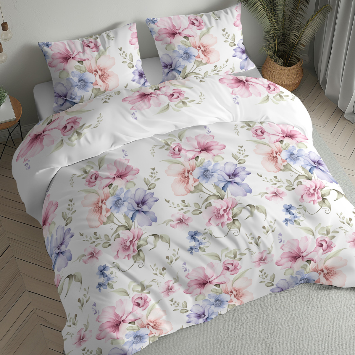 Komplet pościeli flanelowej 160×200 cm + 2 x poszewka 70×80 cm