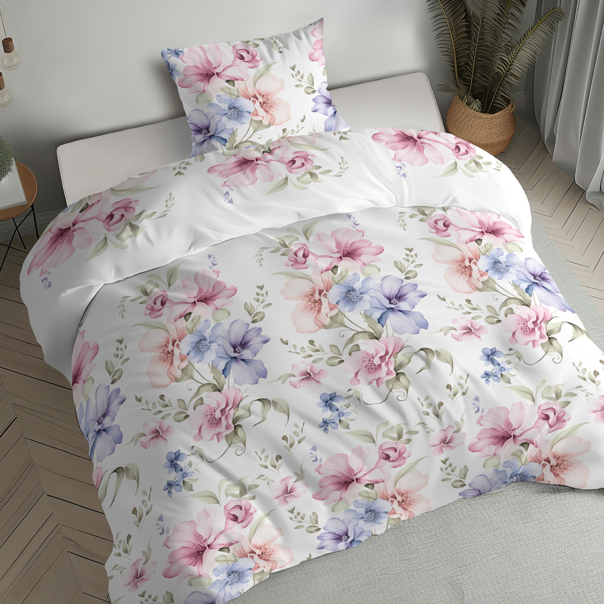 Komplet pościeli flanelowej 140×200 cm + 1 poszewka 70×80 cm