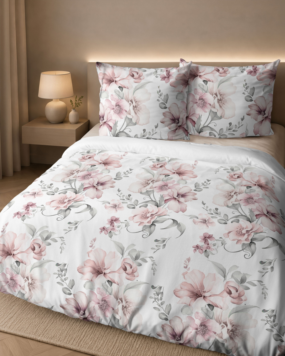 Komplet pościeli flanelowej 160x200 cm + 2 x poszewka 70x80 cm
