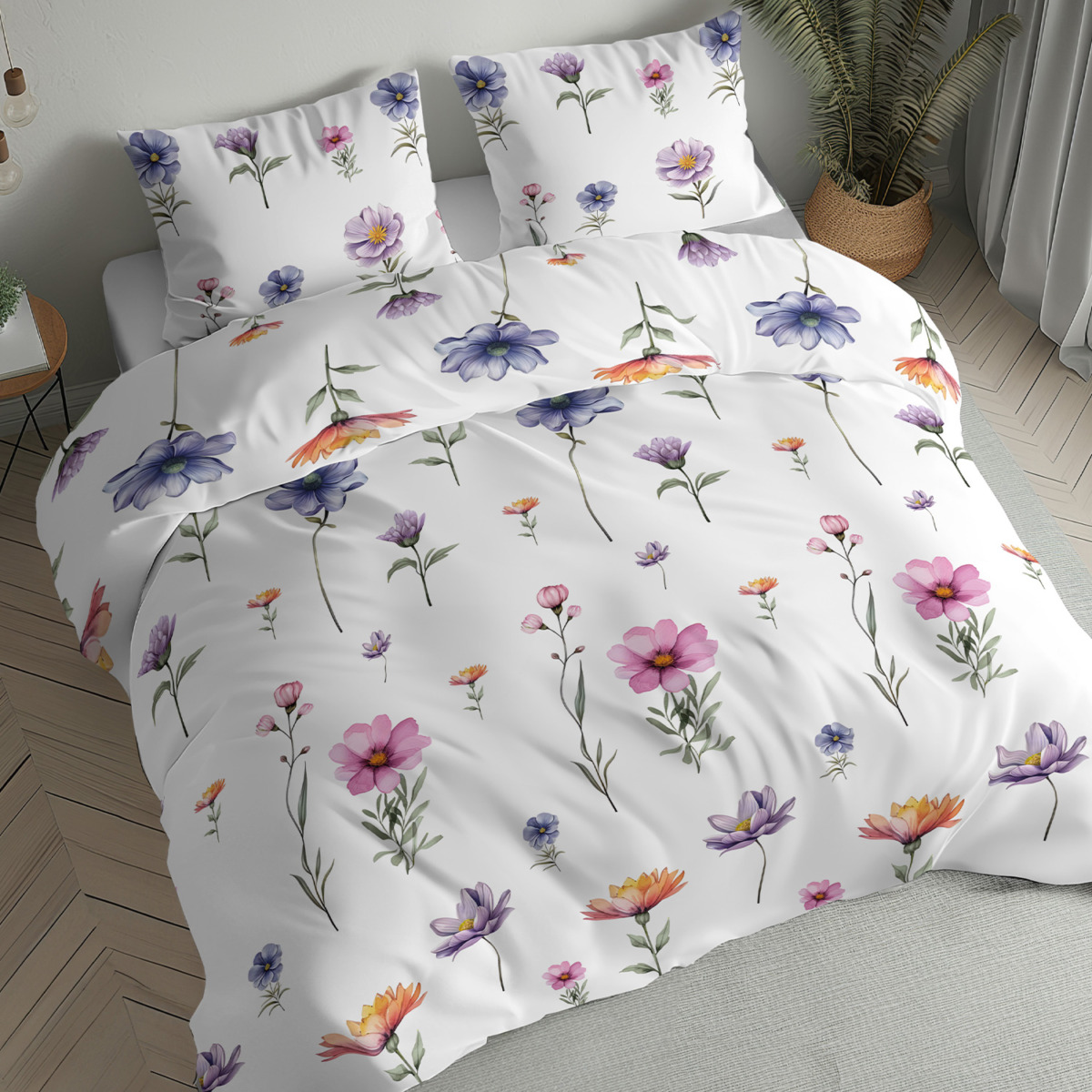 Komplet pościeli flanelowej 160×200 cm + 2 x poszewka 70×80 cm