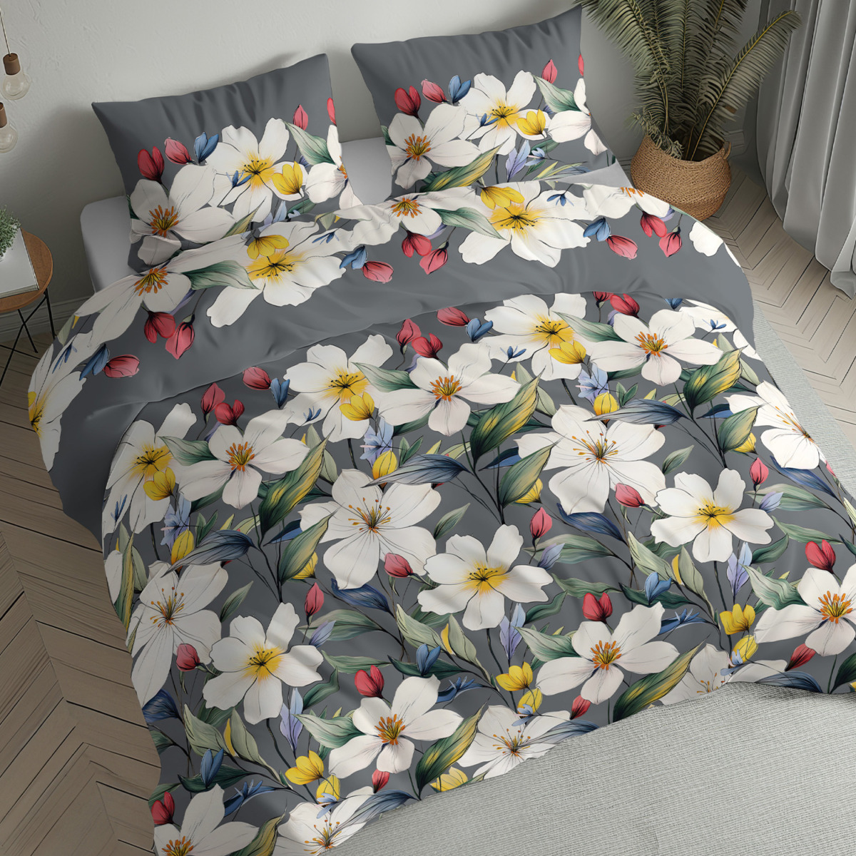 Komplet pościeli flanelowej 160×200 cm + 2 x poszewka 70×80 cm