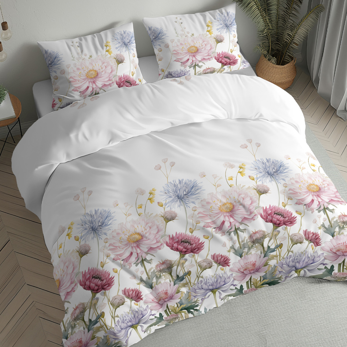 Komplet pościeli flanelowej 160×200 cm + 2 x poszewka 70×80 cm