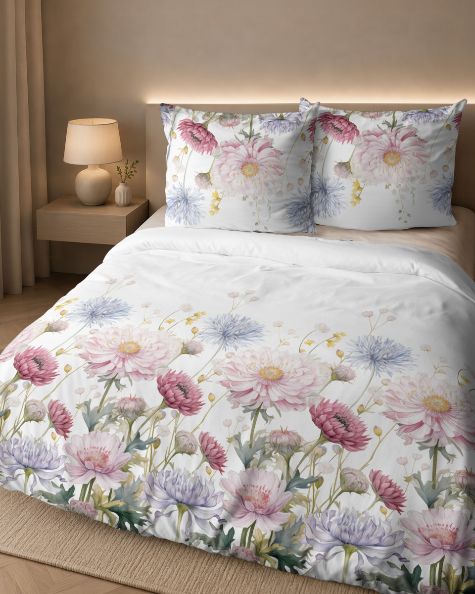 Komplet pościeli flanelowej 160x200 cm + 2 x poszewka 70x80 cm