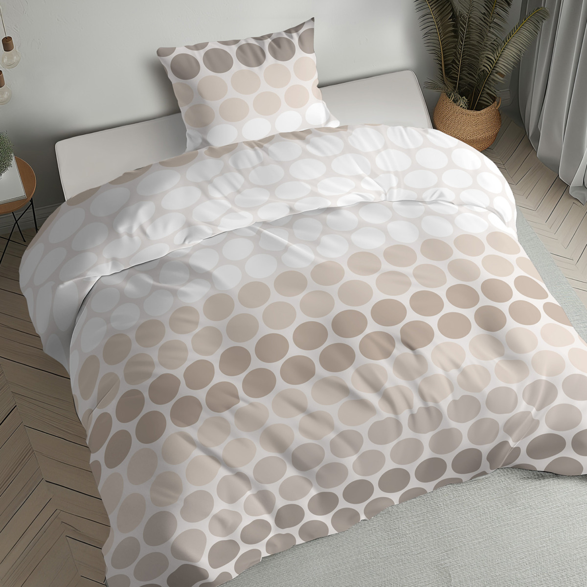 Komplet pościeli flanelowej 140×200 cm + 1 poszewka 70×80 cm