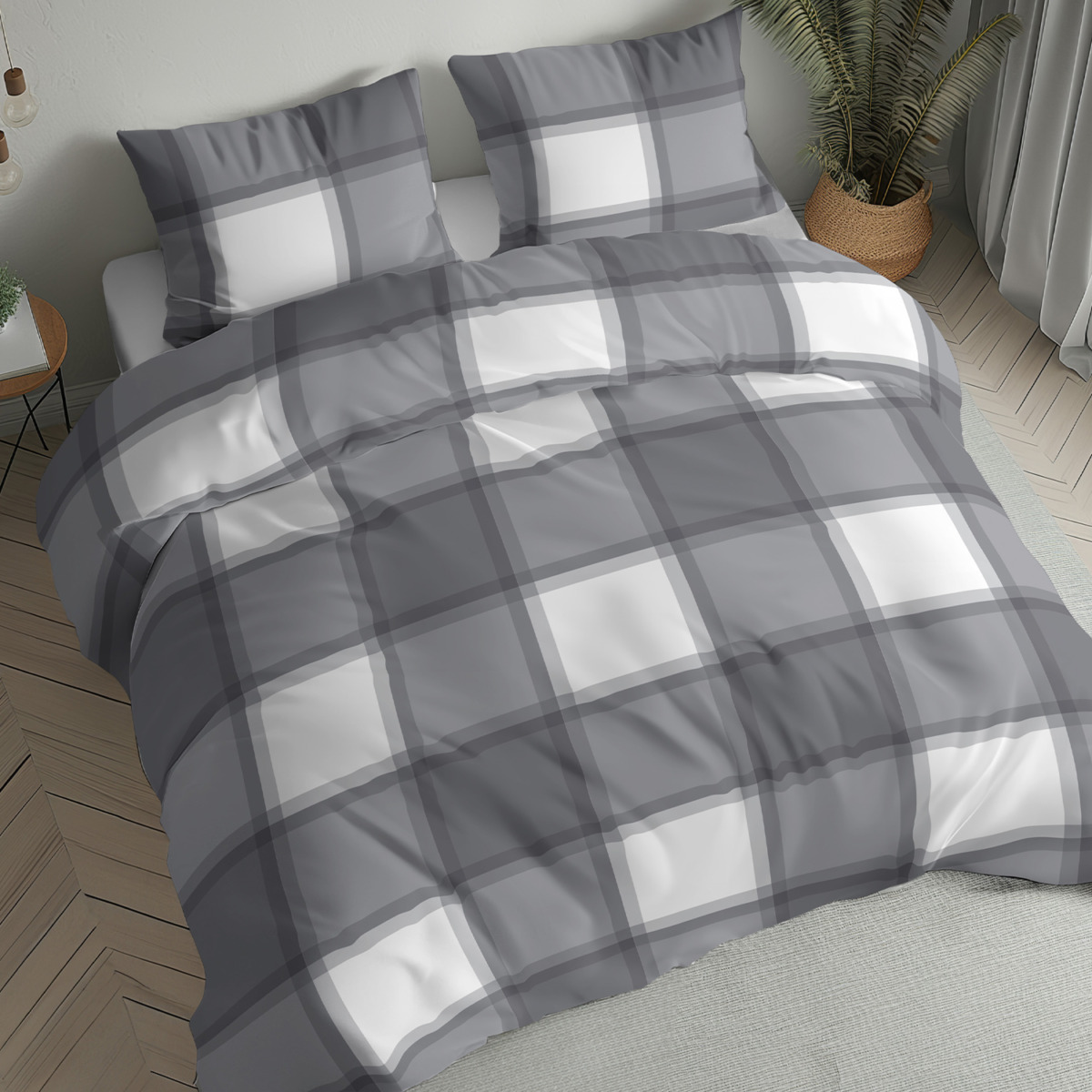 Komplet pościeli flanelowej 160×200 cm + 2 x poszewka 70×80 cm