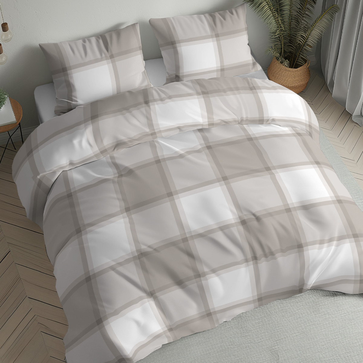 Komplet pościeli flanelowej 160×200 cm + 2 x poszewka 70×80 cm