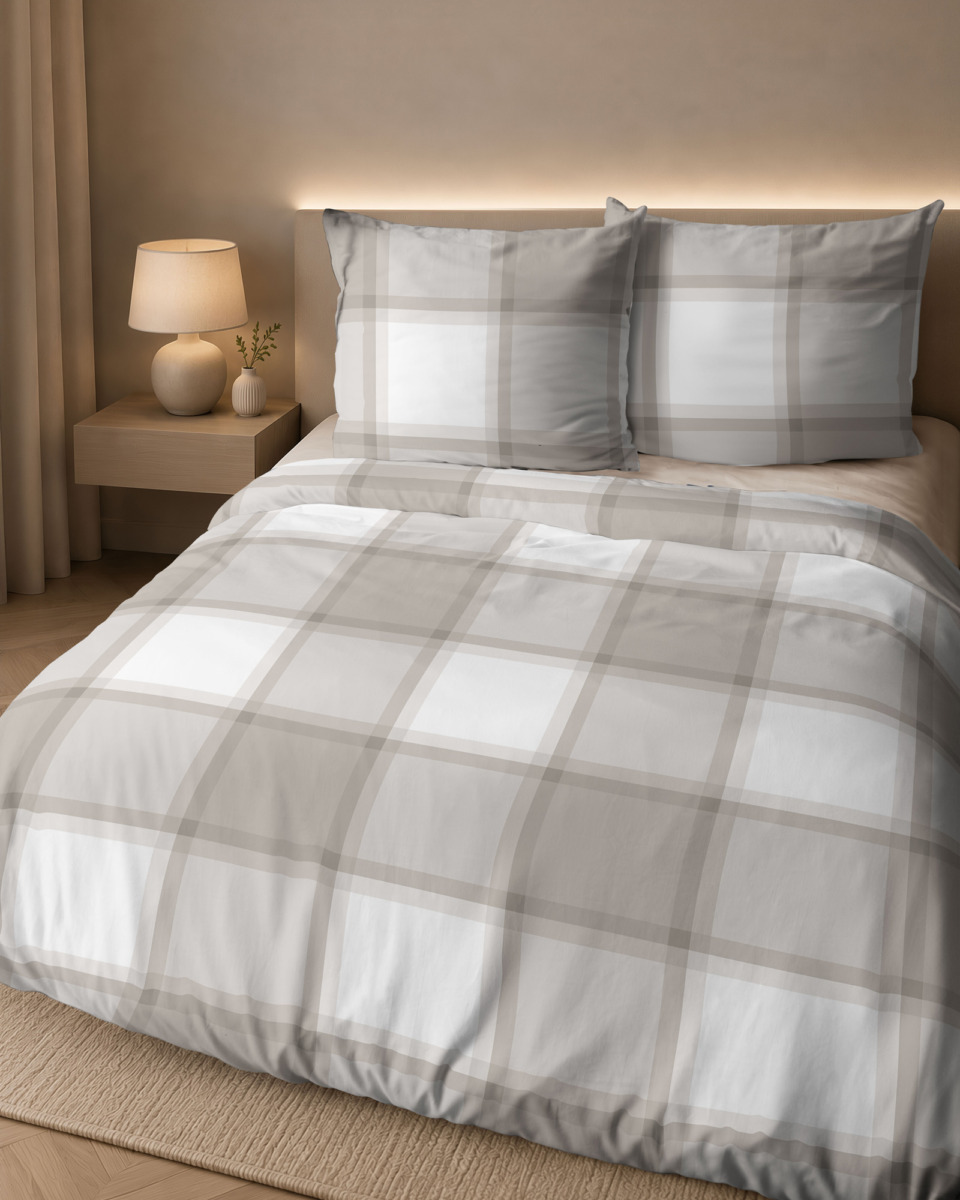 Komplet pościeli flanelowej 160x200 cm + 2 x poszewka 70x80 cm