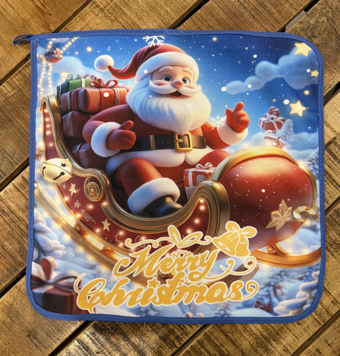 Komplet 2 Ręczników Świątecznych 35x35 + 40x60 cm Kuchenne Boże Narodzenie